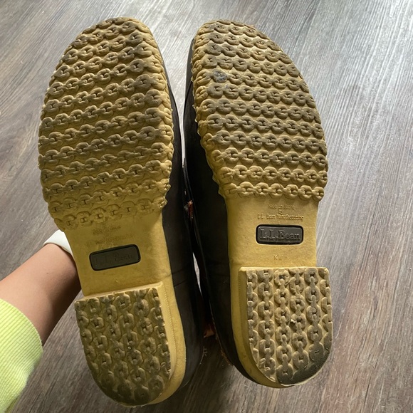 L.L. Bean Brown and Tan Duck Boots - Picture 5 of 7